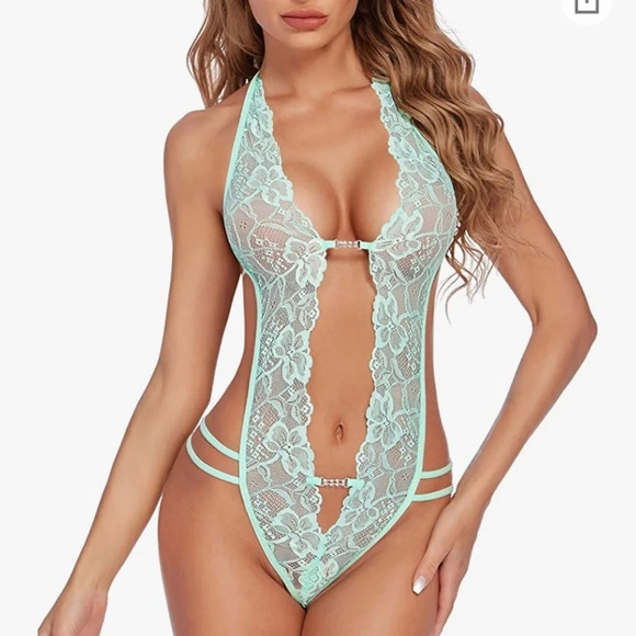 NWT!! Women’s one-piece lace bodysuit lingerie XXL - Picture 1 of 5